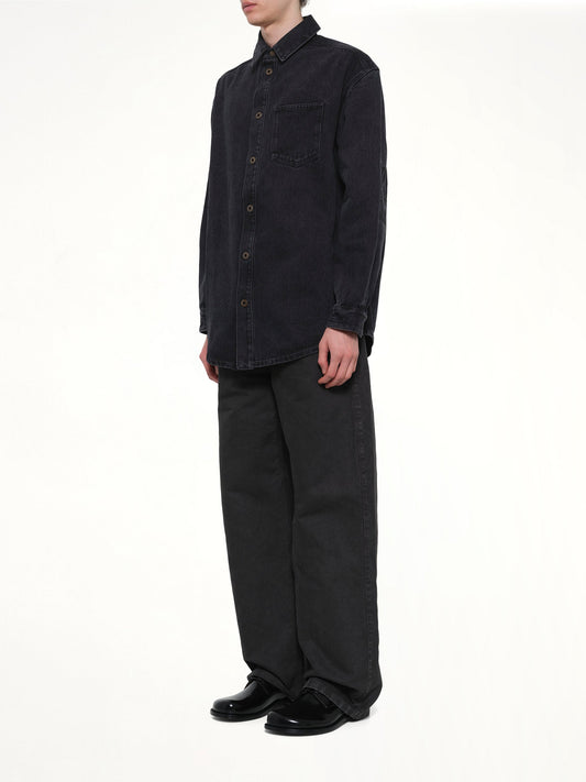 Anagram Overshirt in Black