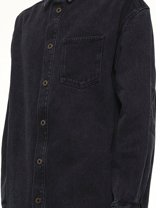 Anagram Overshirt in Black