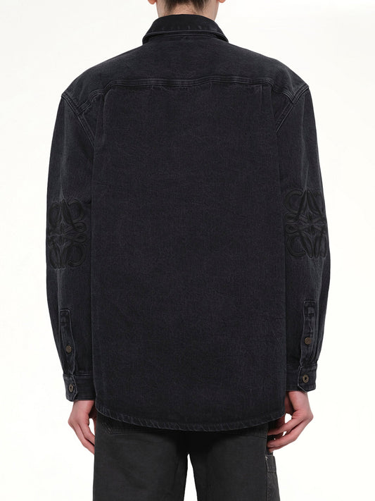 Anagram Overshirt in Black