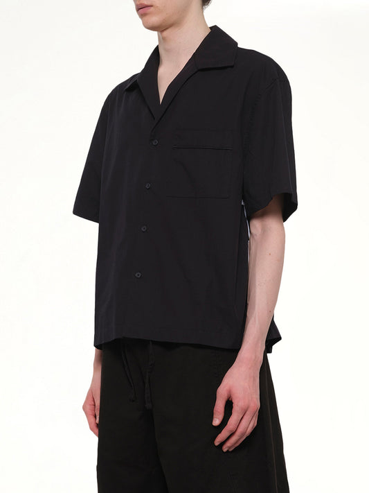 SS Pajyama Shirt in Black