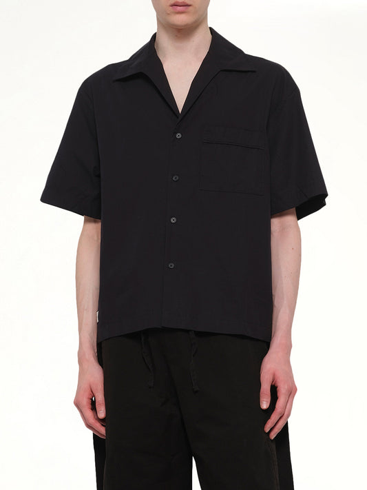 SS Pajyama Shirt in Black