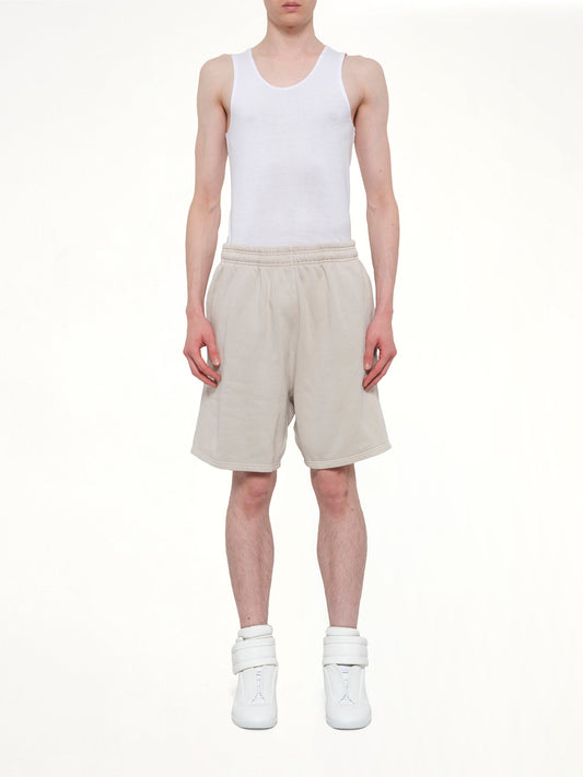 Standard Sweatshort in Off White