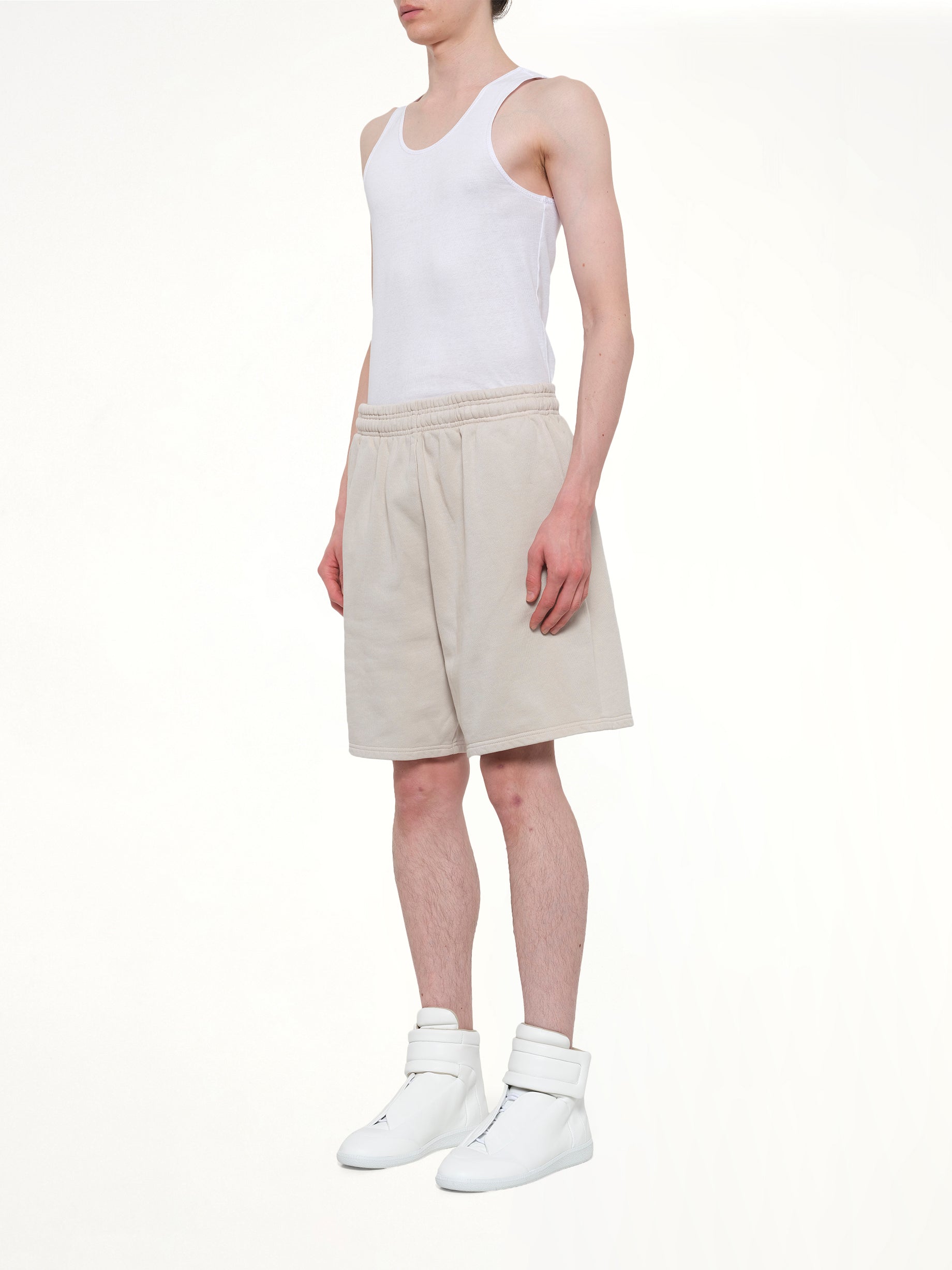ENTIRE STUDIOS Standard Sweatshort in Off White Full Reference from MARAIS