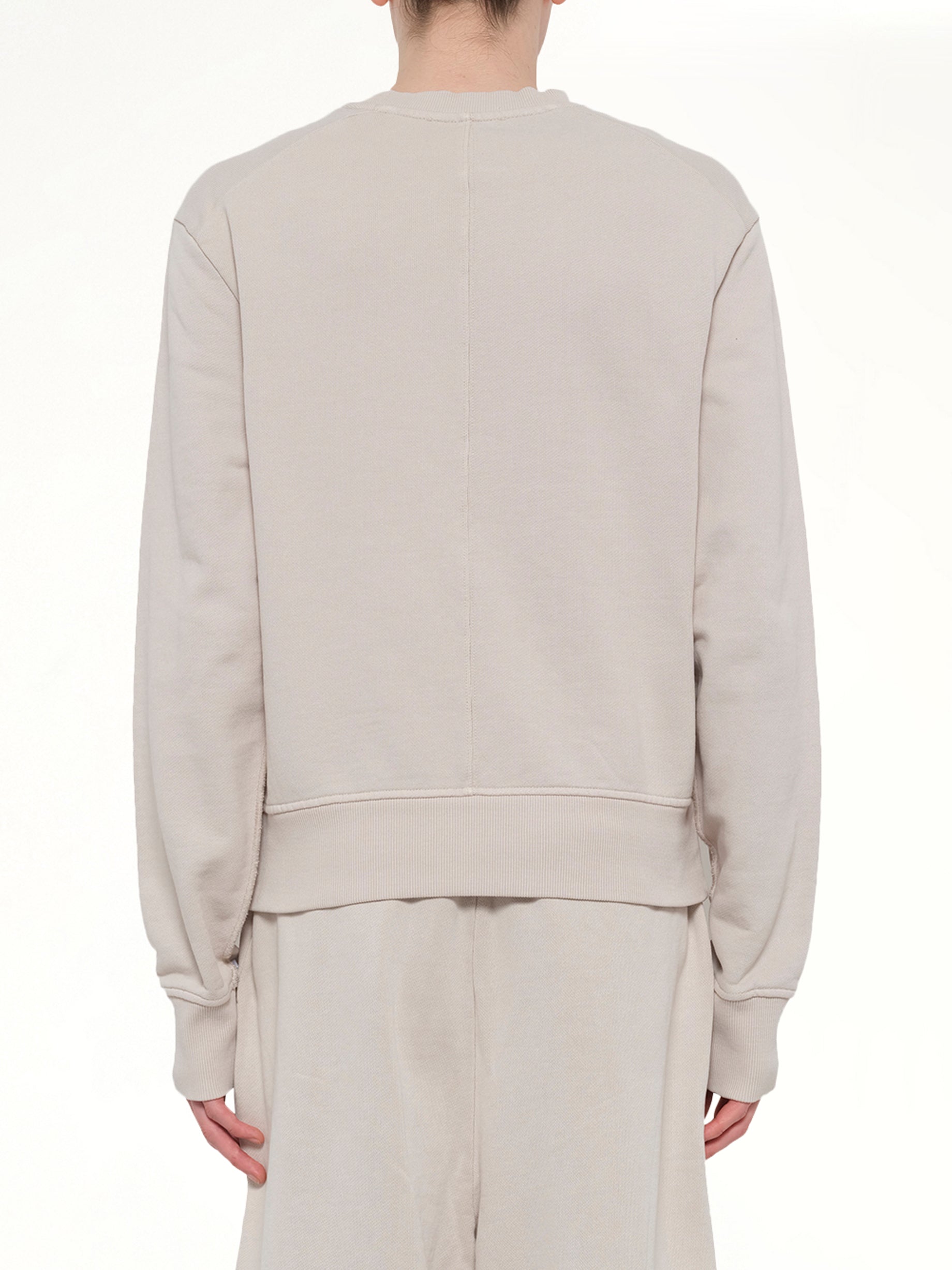 ENTIRE STUDIOS Pod Crew in Off White Back View from MARAIS