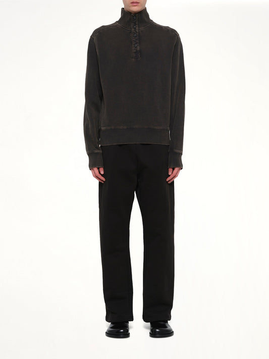 Port Pullover in Washed Black