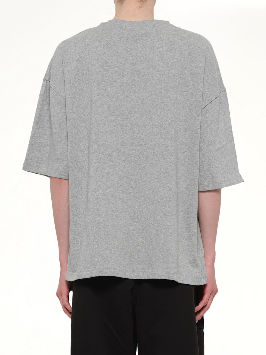 Heavy Boxy T-Shirt in Grey Marle
