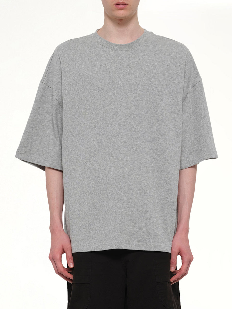 Heavy Boxy T-Shirt in Grey Marle