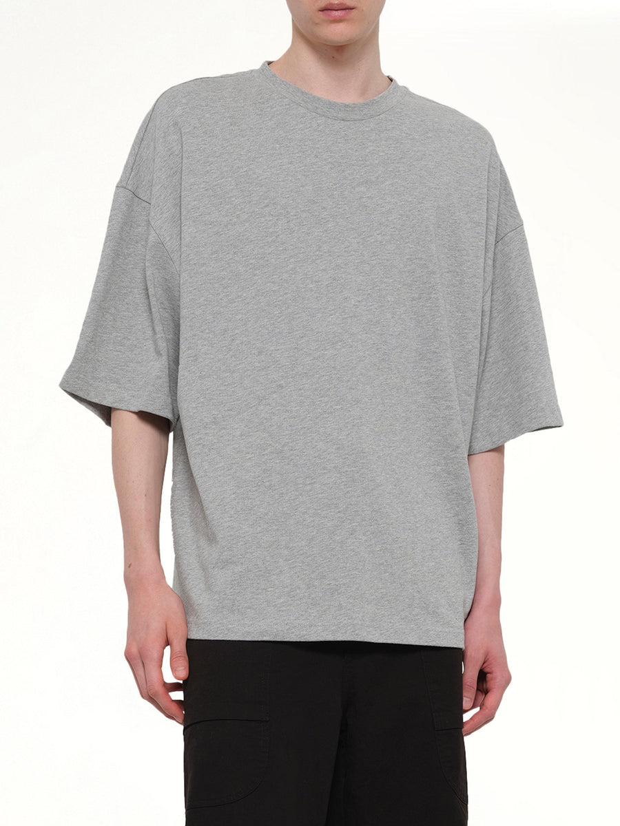 Heavy Boxy T-Shirt in Grey Marle