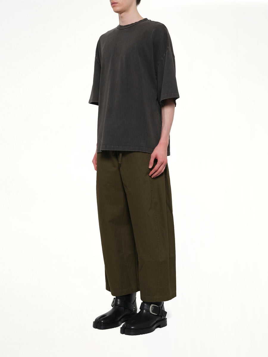 Heavy Boxy T-Shirt in Washed Black