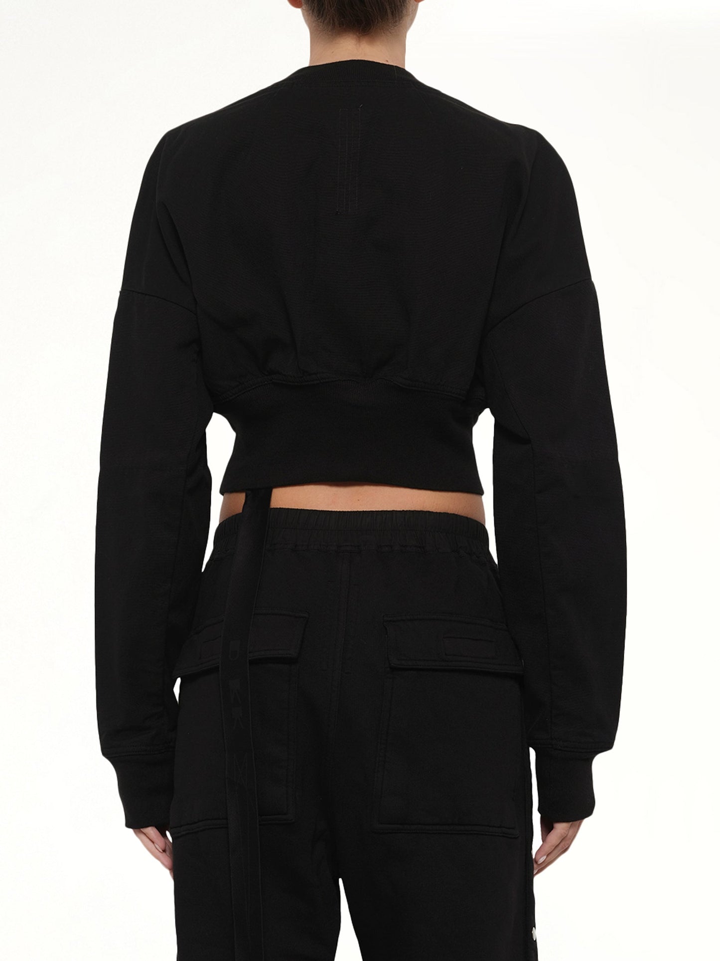 Flight Jacket Cropped in Black
