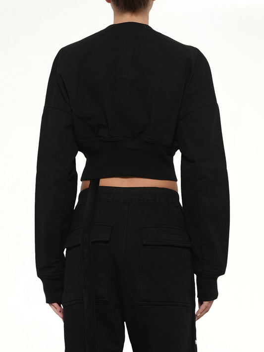 Flight Jacket Cropped in Black