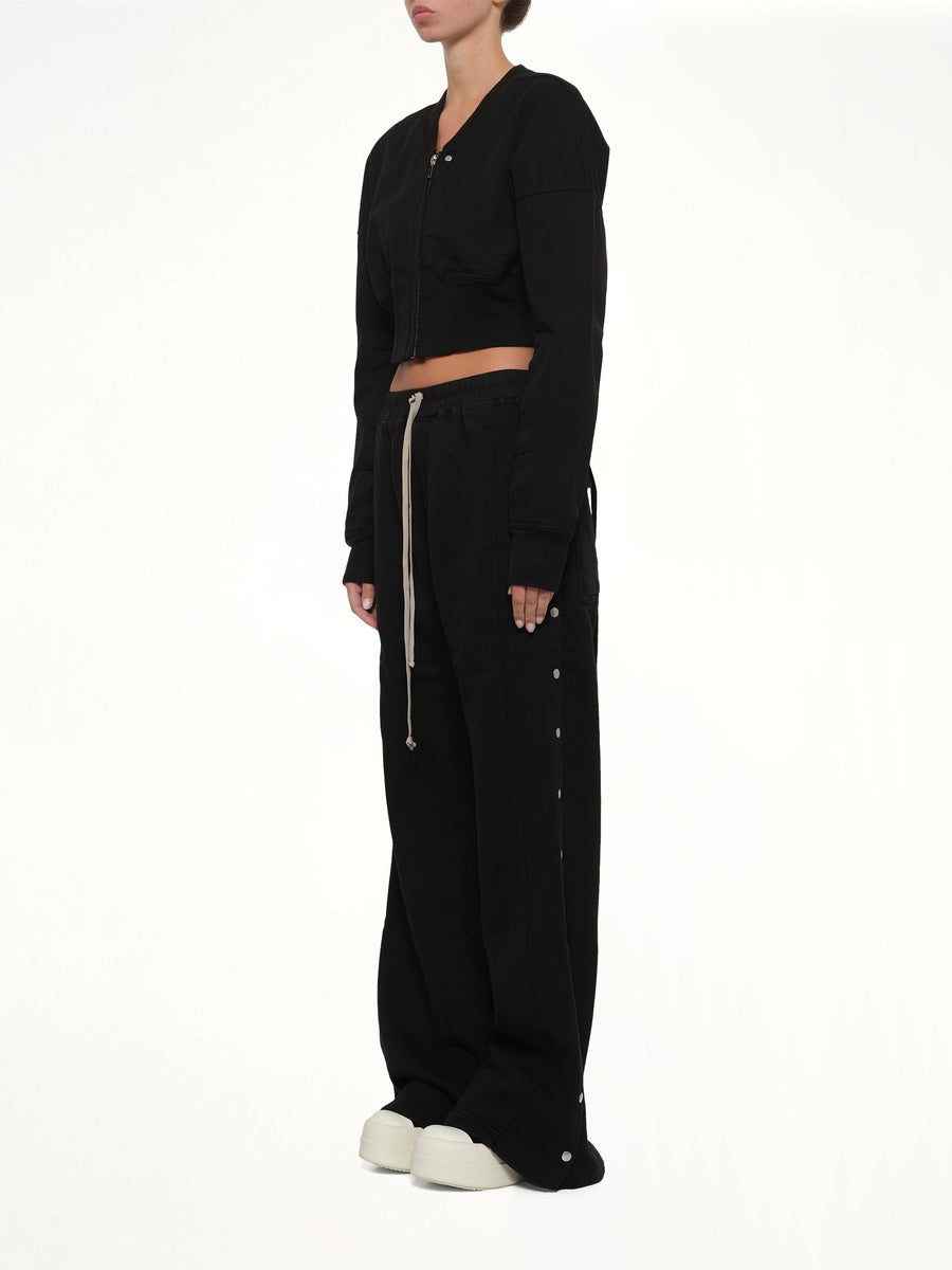 Flight Jacket Cropped in Black