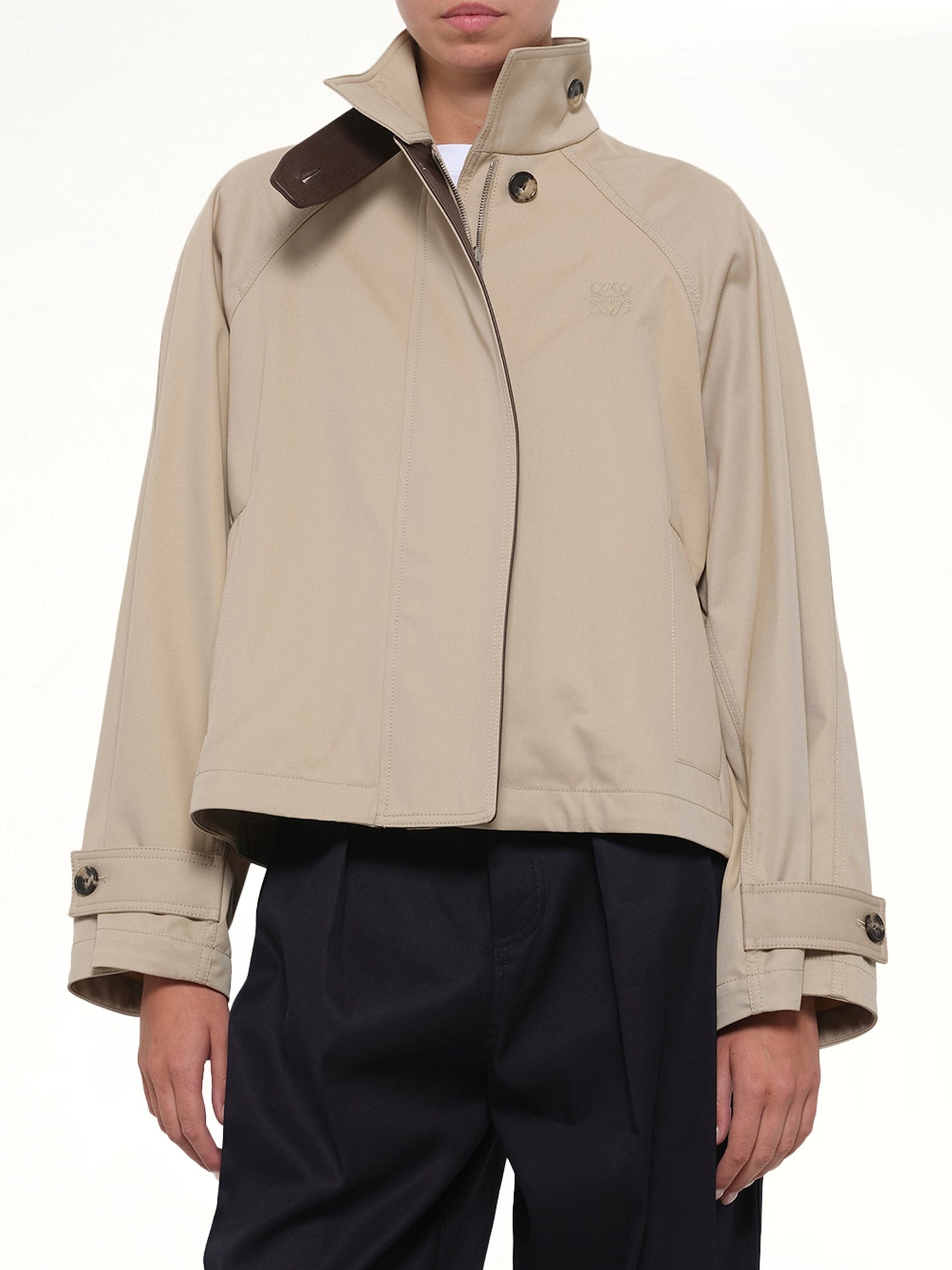 Short Parka in Beige