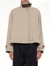 Short Parka in Beige