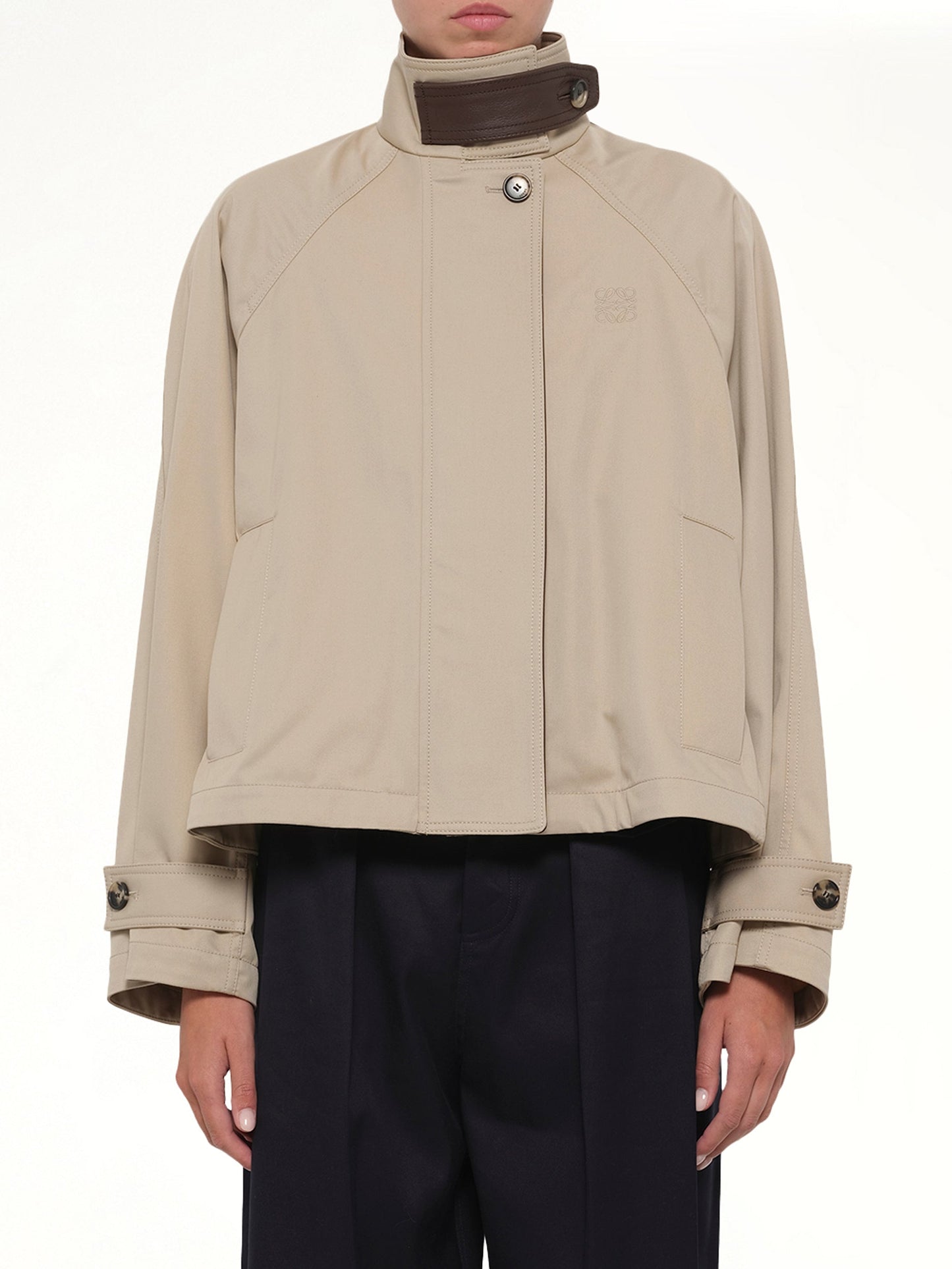 Short Parka in Beige