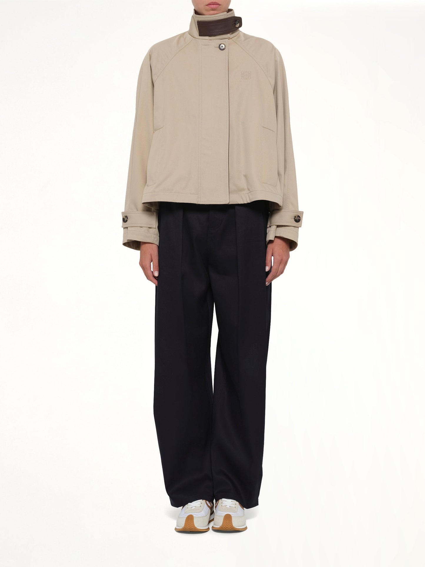 Short Parka in Beige