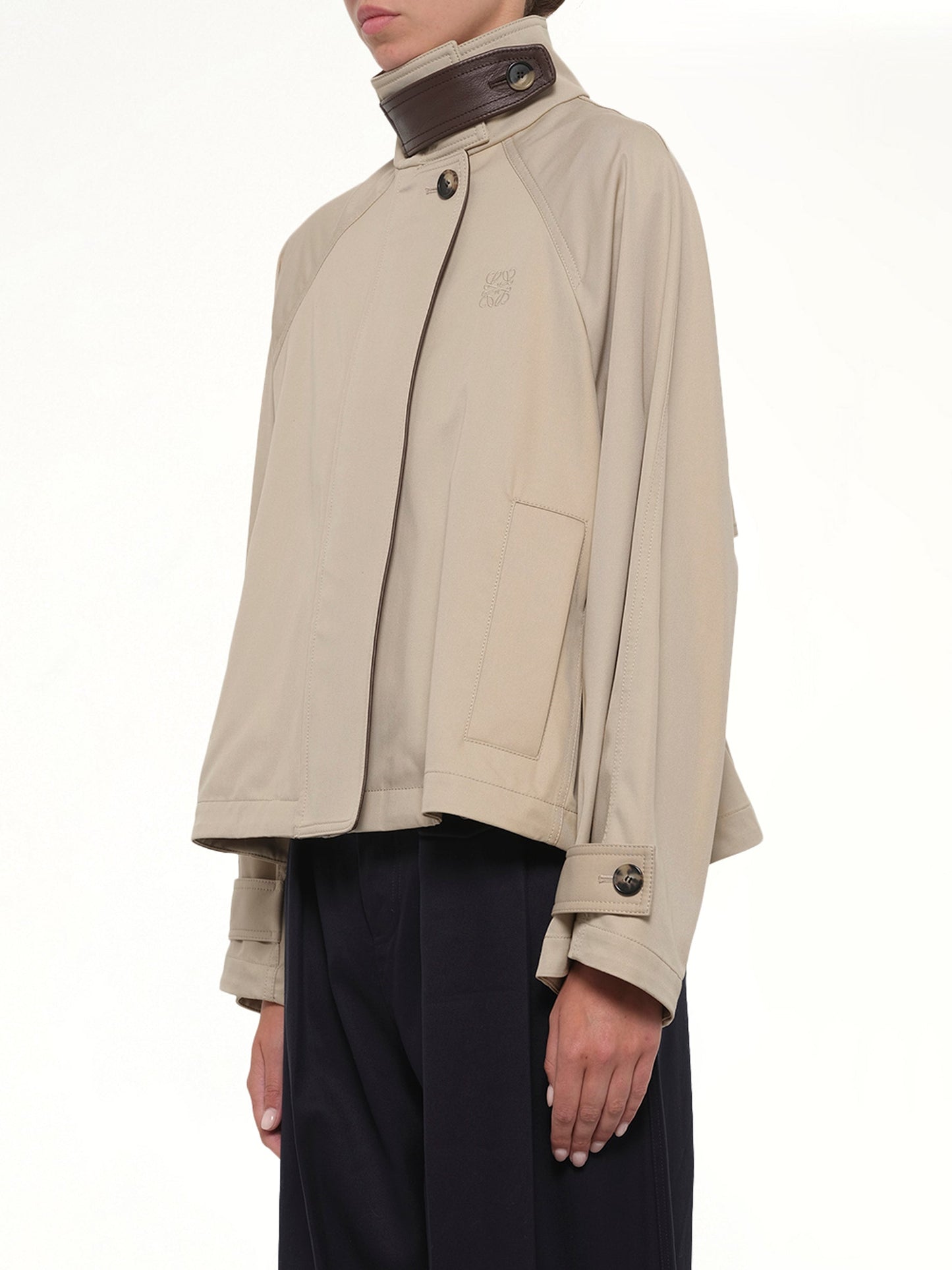Short Parka in Beige