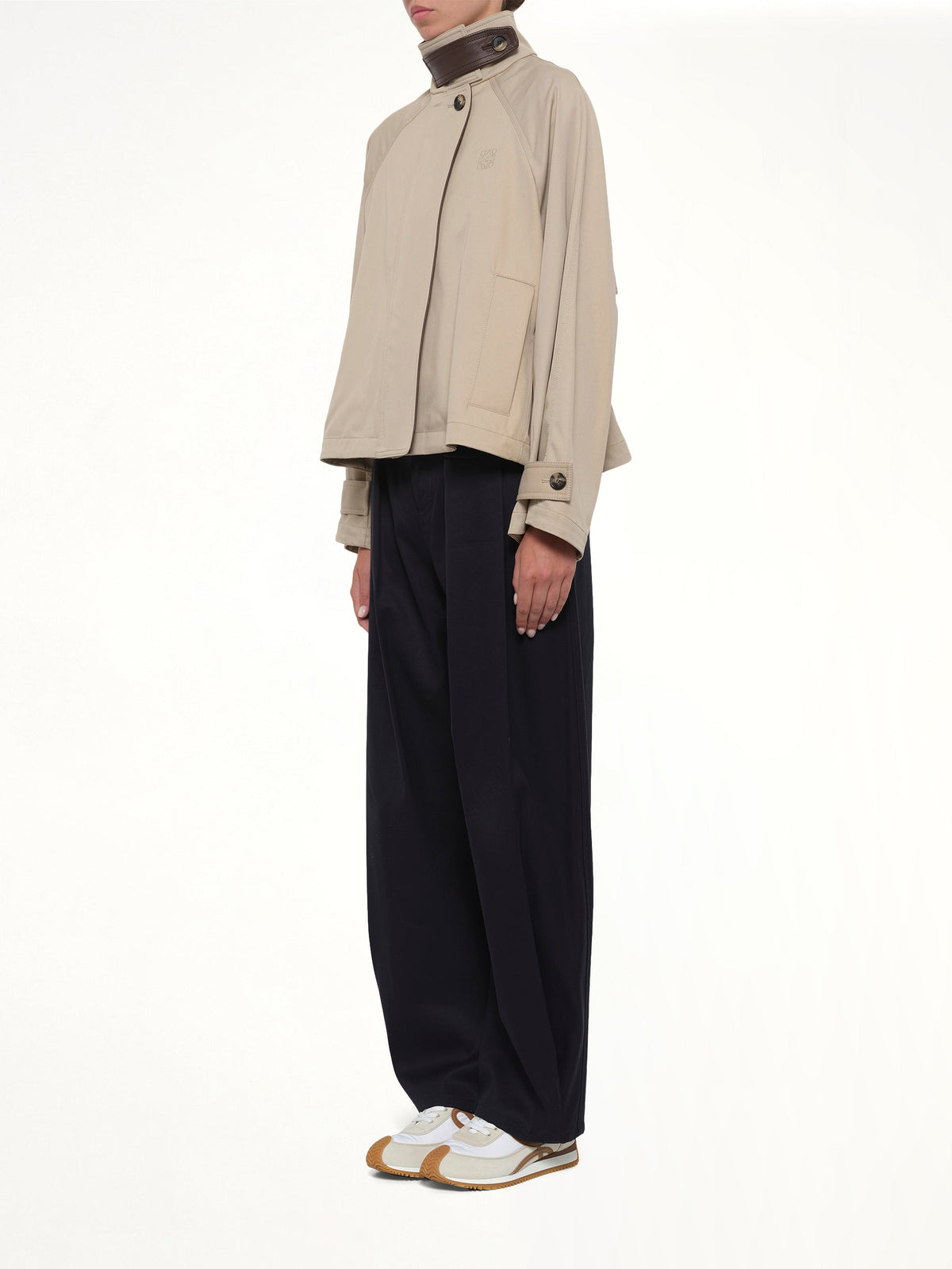 Short Parka in Beige