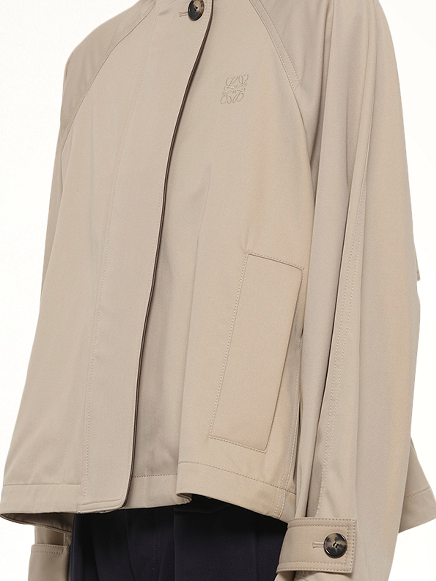 Short Parka in Beige