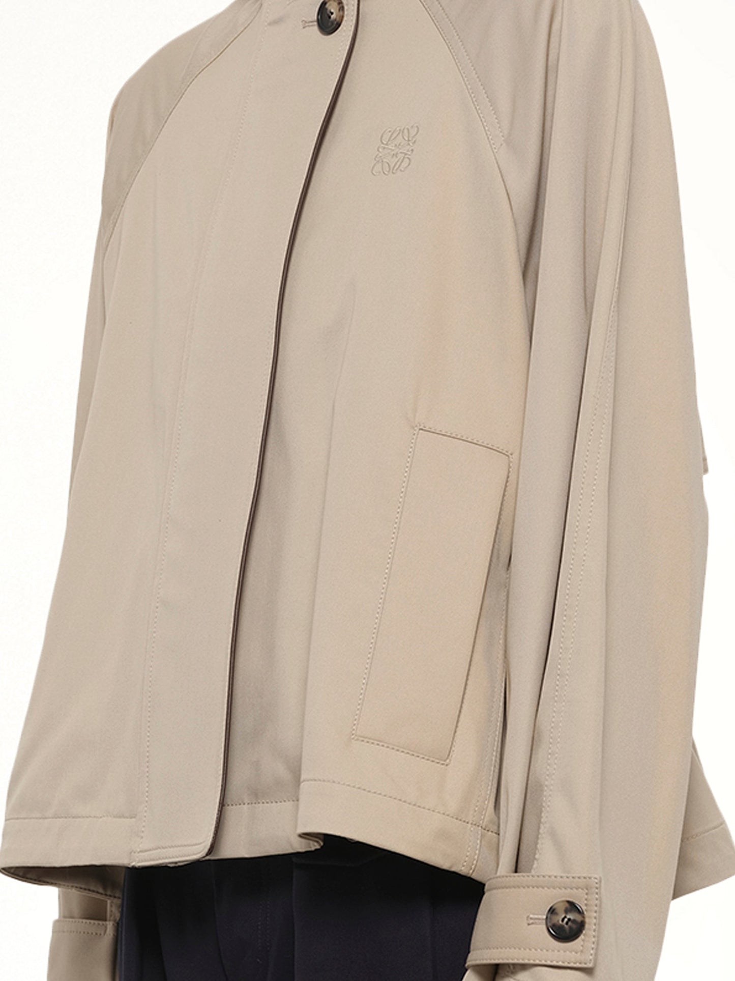 Short Parka in Beige