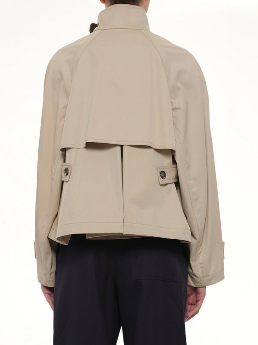 Short Parka in Beige