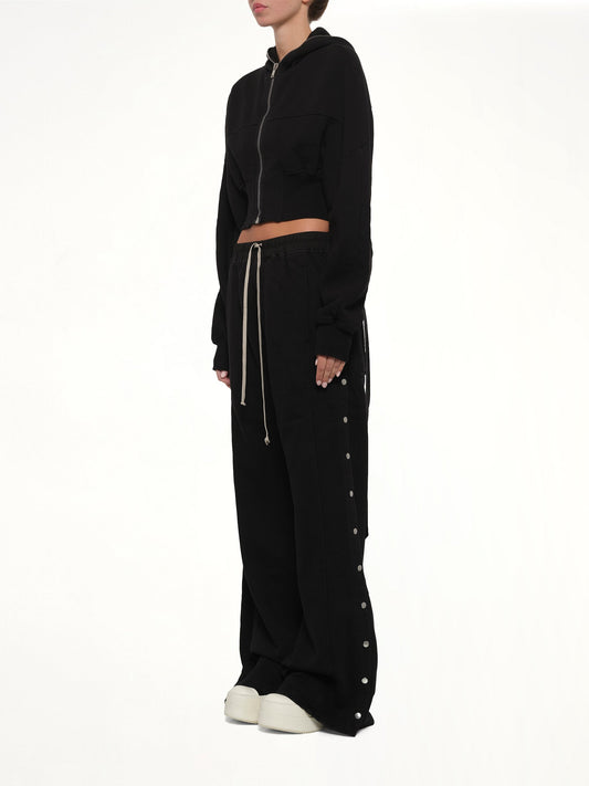 Wide Pusher Pants in Black