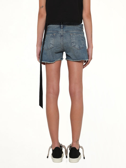 Lana Cut Offs in Washed Indigo
