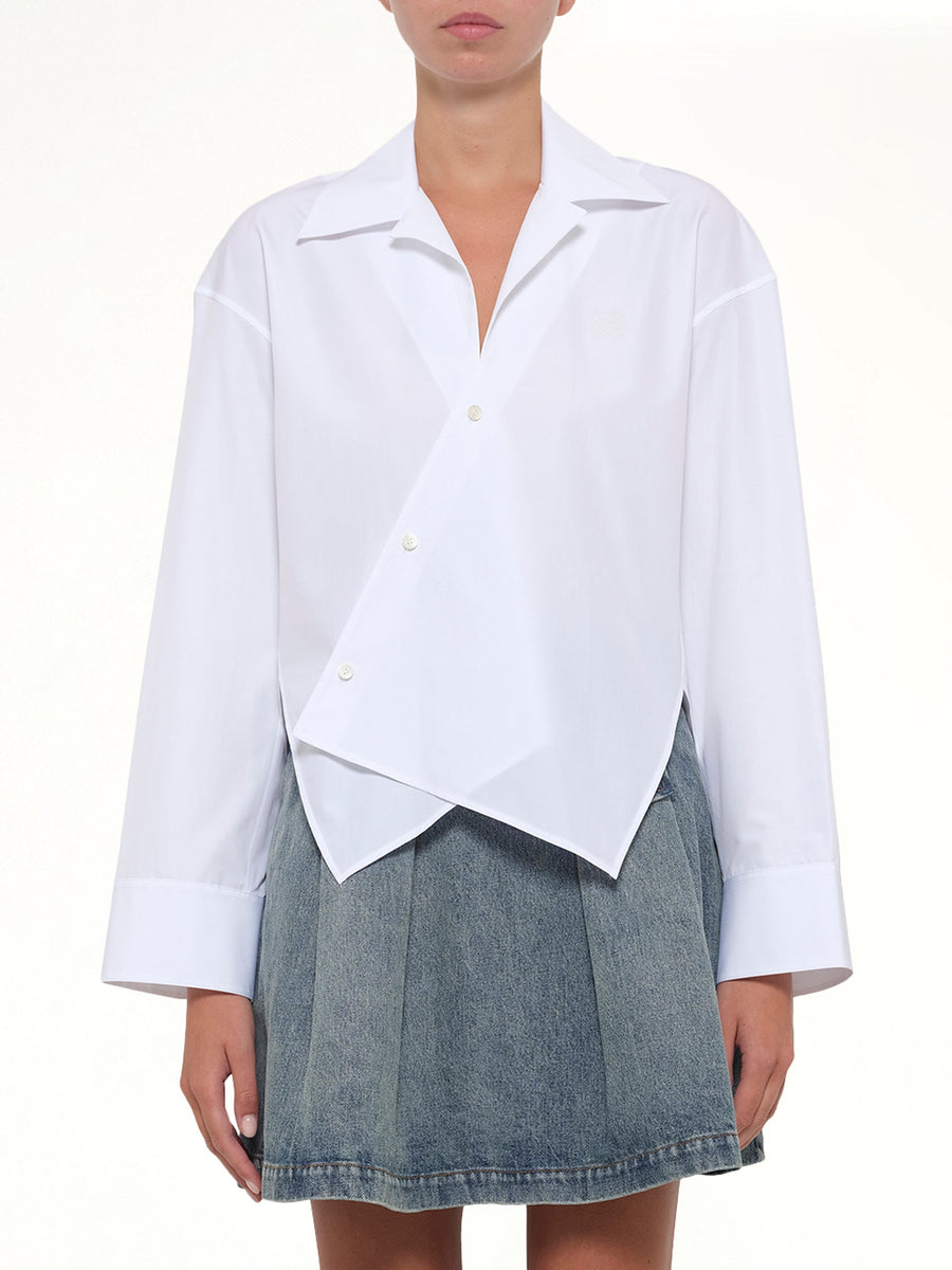 Fold Shirt in White