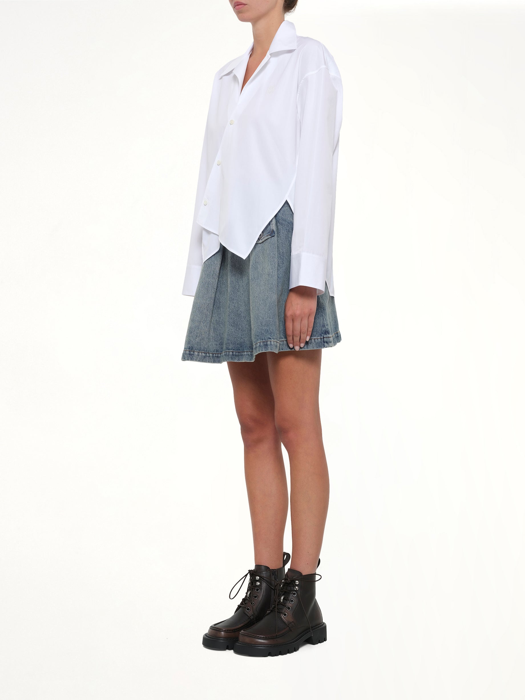 LOEWE Fold Shirt in White Full Reference from MARAIS
