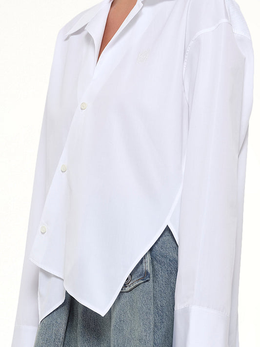 Fold Shirt in White