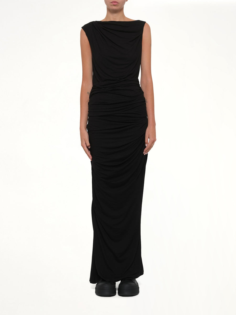 Drape Tank in Black