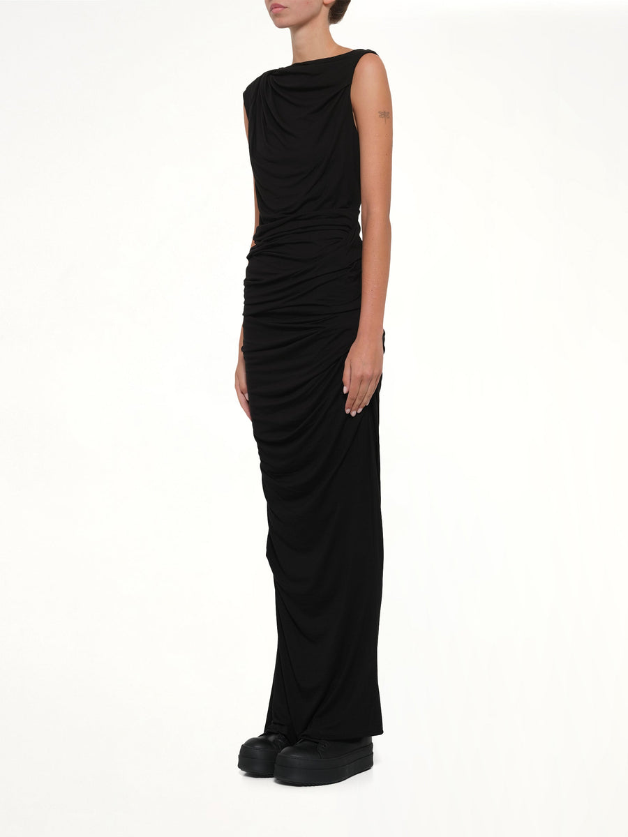 Drape Tank in Black