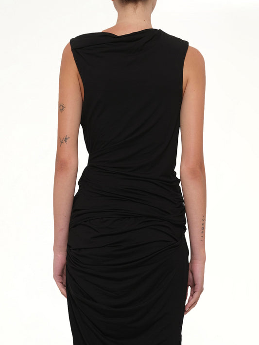 Drape Tank in Black