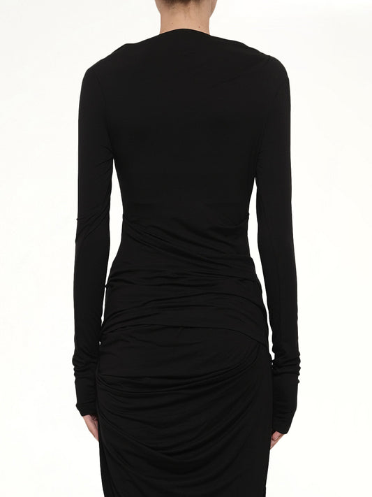 Drape Top in Black