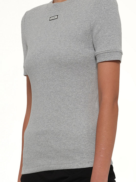 Lounge T-Shirt in Pebble