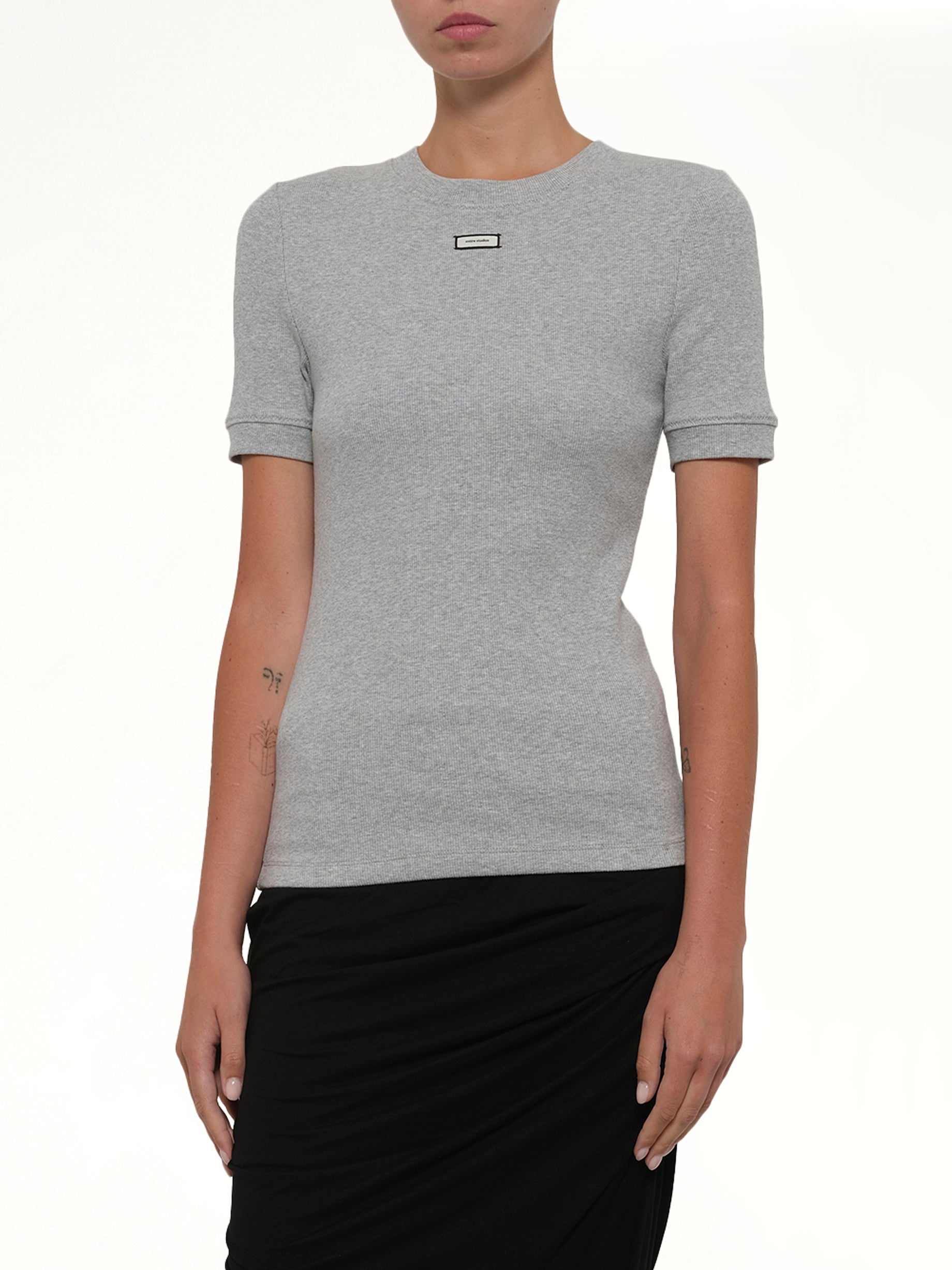 ENTIRE STUDIOS Lounge T-Shirt in Pebble Detail Shot from MARAIS