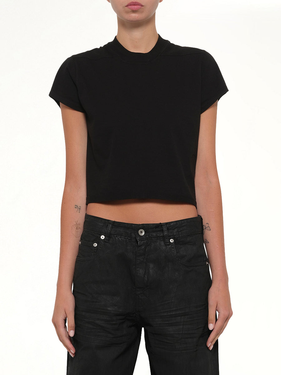 Cropped Small Level T in Black