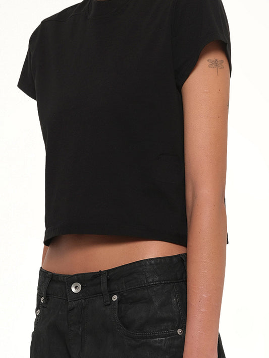 Cropped Small Level T in Black