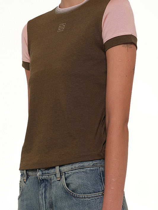 Small Fit T-Shirt in Khaki