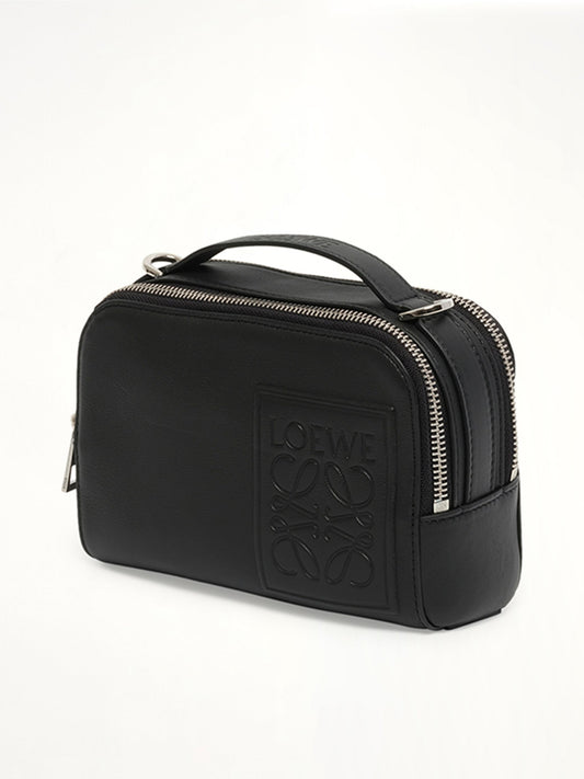 Loewe Patch Camera Bag Mini in Black
