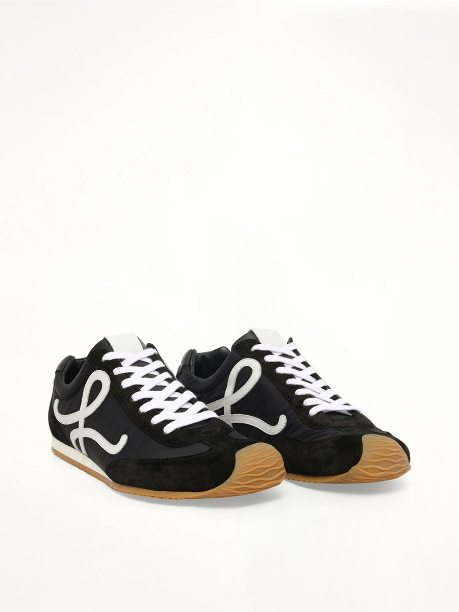 Ballet Runner 2.0 in Black/White Front View | LOEWE