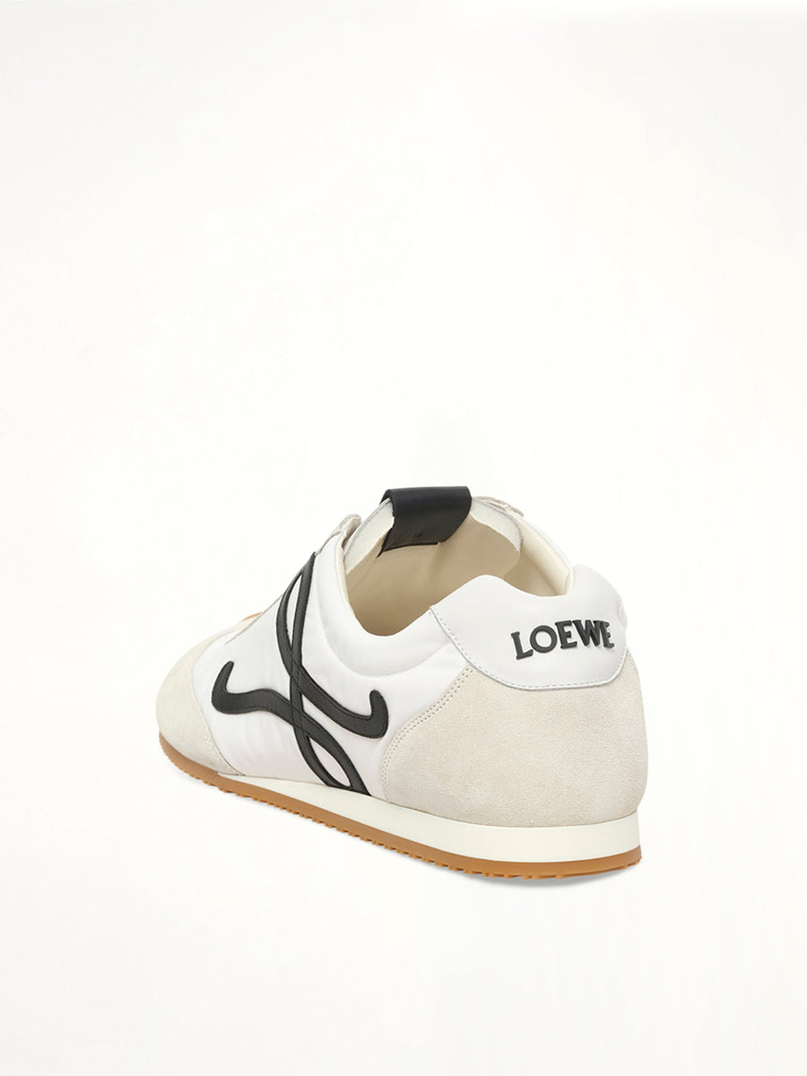Ballet Runner 2.0 in White/Black Back View | LOEWE
