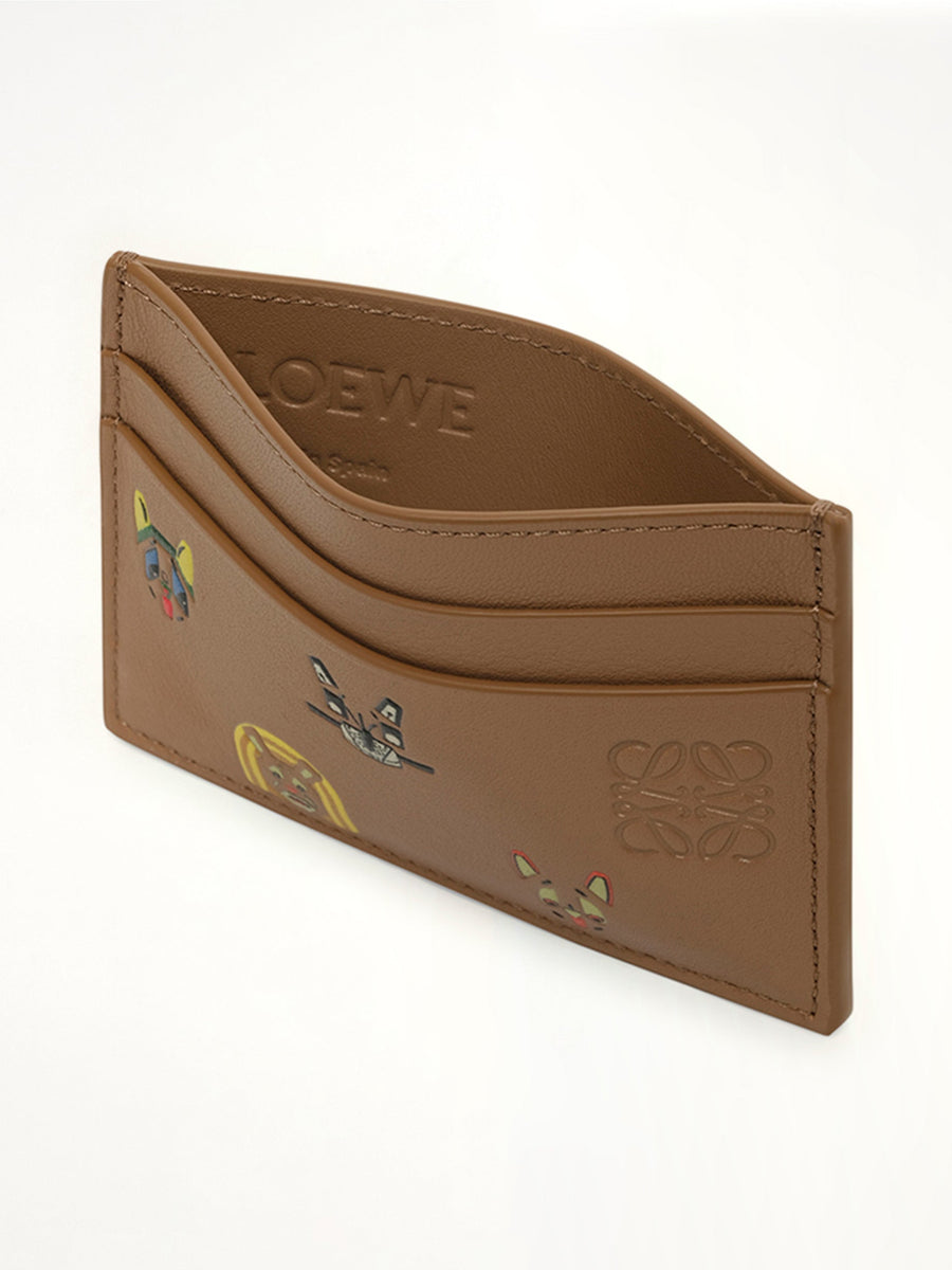 Plain Cardholders Cats in Mocha