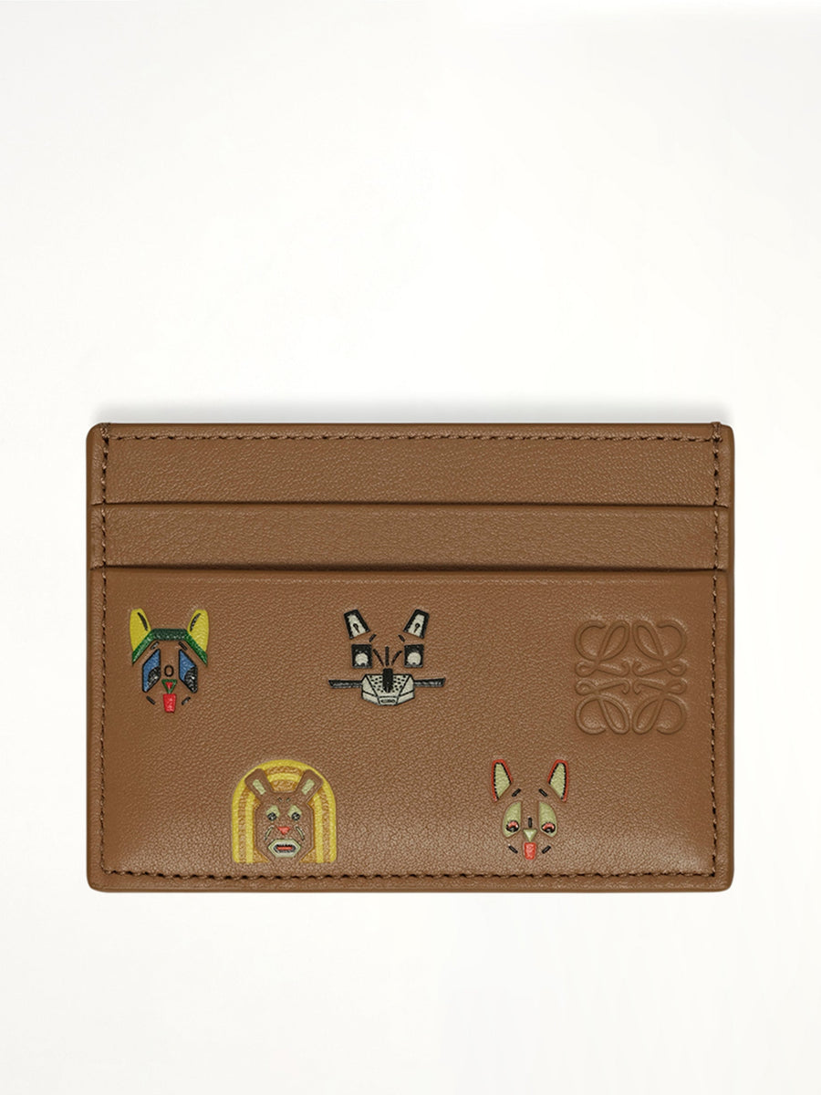 Plain Cardholders Cats in Mocha