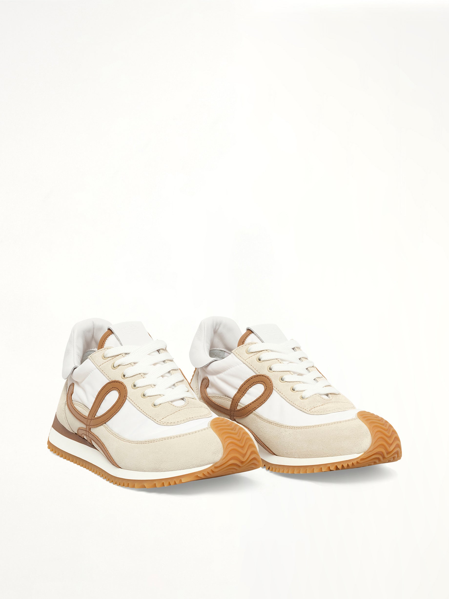 LOEWE Flow Runner 2.0 in Chocolate Front View from MARAIS