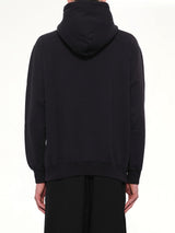 Faded Collegiate Hoodie in Black
