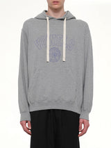 Faded Collegiate Hoodie in Grey Heather
