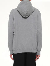 Faded Collegiate Hoodie in Grey Heather