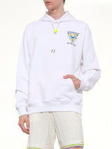 Tennis Club Icon Hoodie in Off White