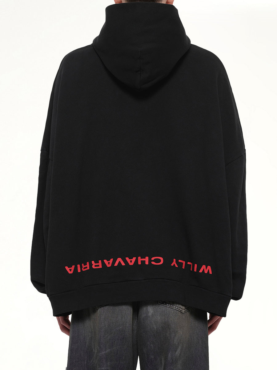 Welcome To America Hooligan Hoodie in Black